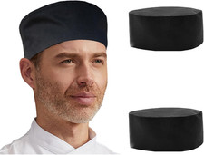 Unisex Vent Chef Hats Adjustable Kitchen Cooking Caps with Breathable Mesh Top f