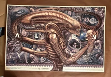 ALIEN FOSSIL Variant Screen Print Poster #52/72 By Ise Ananphada