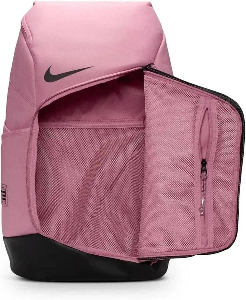 New Nike Unisex Hoops Elite Backpack, Pink and Black For Sport And