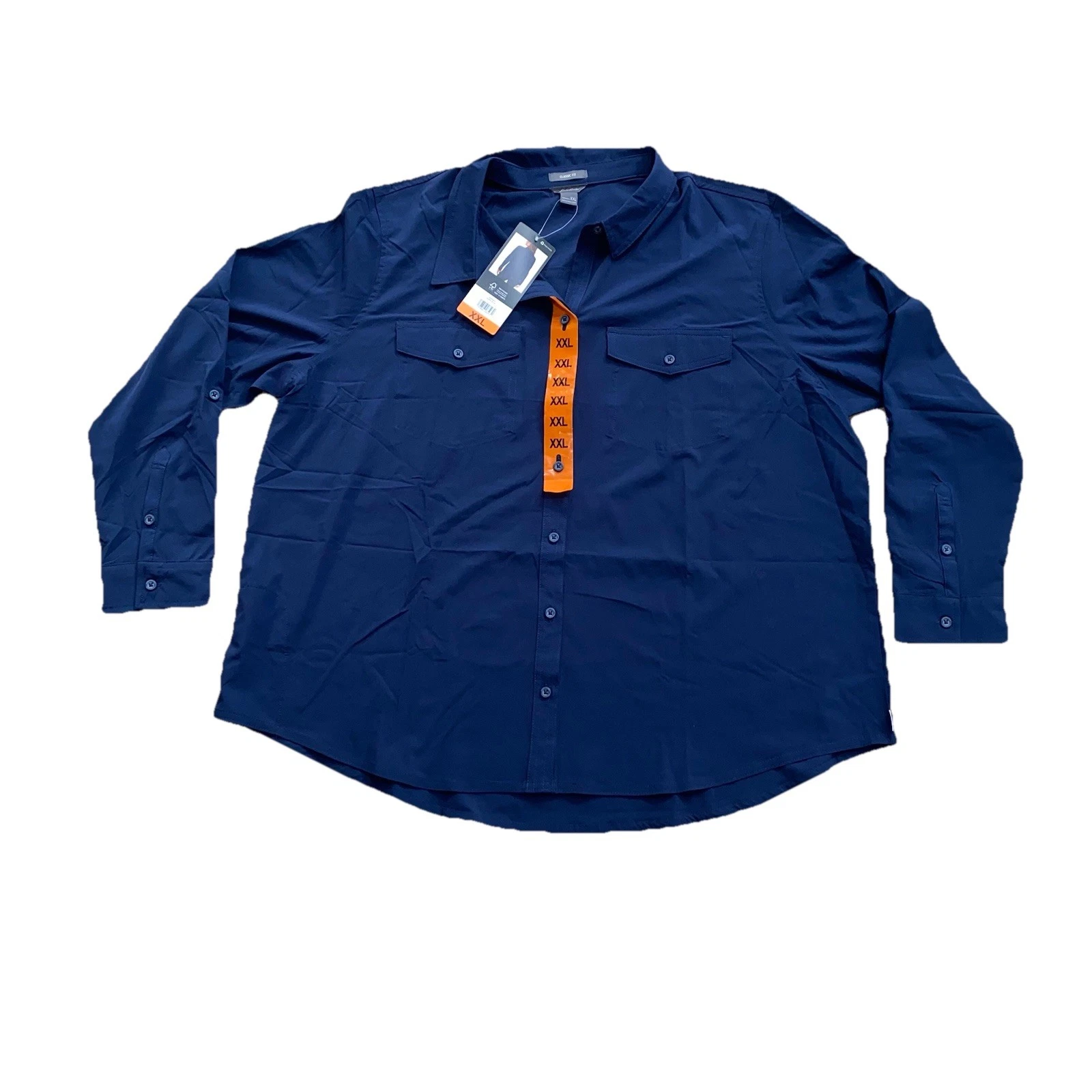 Eddie Bauer Women Plus Size XXL Stretch Dark Blue UPF50+ Departure Shirt NWT
Opens in a new window o