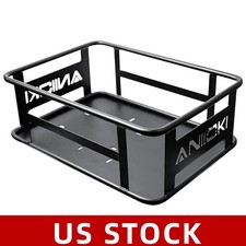Premium Metal Bike Basket Rear Cargo Rack for Electric Bikes US 3-7 Days