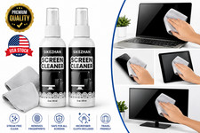 Screen Cleaner Spray Kit Microfiber Cloth for Cell Phone Laptop TV Monitor iPad