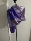Natural Silk Handwoven stylish Lavender Mauve Purple STOLE SCARF SHAWL WRAP 72" — photo 5