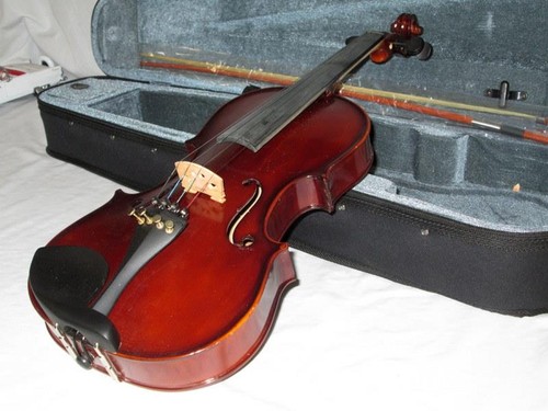 Rothenburg Violin w/ Case 1732 Stradivarius Copy 4/4 - Picture 11 of 24