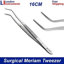Dental Meriam Tweezers Medical Nursing Cotton Dressing Tissue Forceps BEADEN&reg;