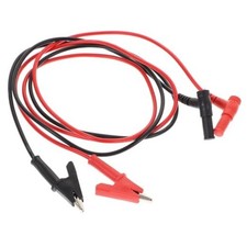 4Mm Banana Plug to Alligator Clips Test Cable Probe Copper Leads.Ft 1