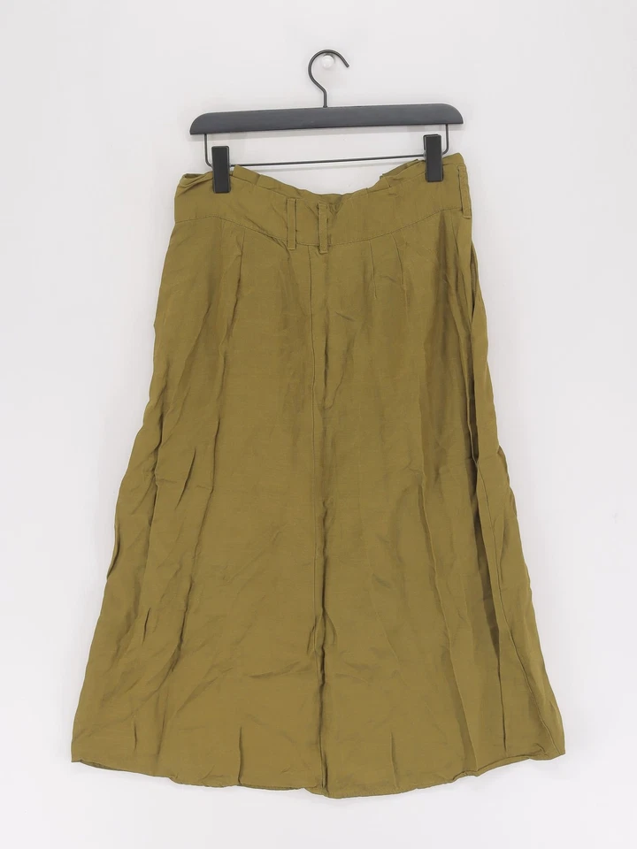 Whistles Women's Midi Skirt UK 14 Green Lyocell Modal - Image 2 of 4