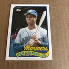 1989 Topps Traded KEN GRIFFEY JR RC ROOKIE #41T Mariners Baseball Card (f7)