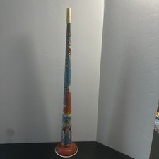 Vintage US Tin Co litho Noise Makers Tin Horn dancers/clown