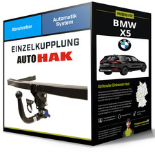 Abnehmbare Anh�ngerkupplung f�r BMW X5 11.2013-10.2018 Typ F15 Auto Hak NEU