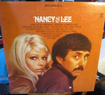 1968 NANCY SINATRA & LEE HAZLEWOOD Nancy & Lee Stereo LP Reprise