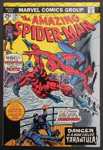AMAZING SPIDER-MAN #134 VF+ MARVEL COMICS 1974 *1st TARANTULA