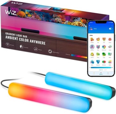 WiZ RGBIC Gradient Light Bars 150 Lumens App
