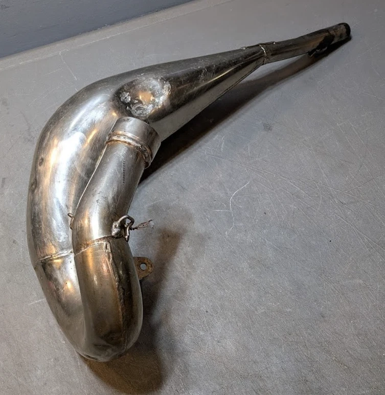 Tubo de cabezal silenciador de escape Honda CR125R Pro Circuit 1990 1991 Foto 4 de 4