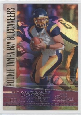 2006 Playoff Prestige Xtra Points Purple 62/75 Bruce Gradkowski Rookie RC m1u