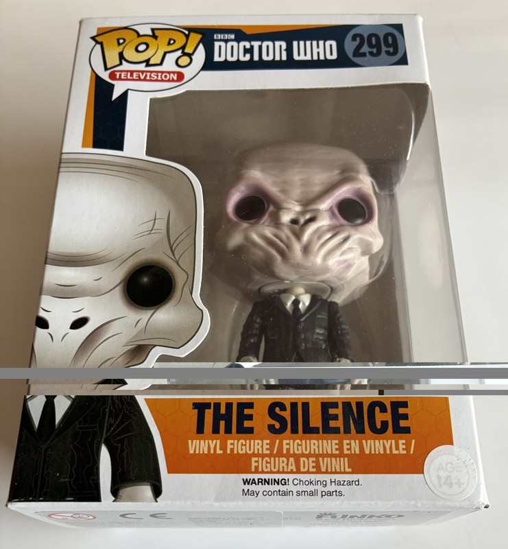 Funko Pop! The Silence Doctor Who #299 Vinyl Figure Boxed NEW UNOPENED