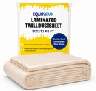 12ft X 9ft Heavy Duty 100% Cotton Twill Double Protection Large Dust Sheet