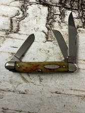 Case XX 1940-64 Roger’s Jig Bone 6347HP Medium Stockman Vintage Pocket Knife 