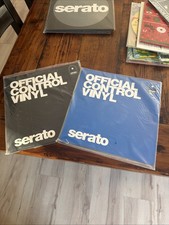 Two Pairs Of Serato Control Vinyl New Blue And Black Both Sealed