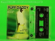 PUFF DADDY FT JIMMY PAGE COME WITH ME 130 2 Track Audio Cassette SONY