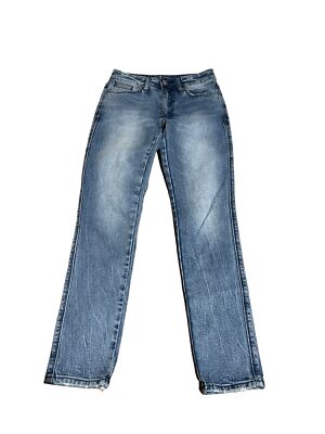 Ksubi Women's Denim Jeans Size 24 Blue Spray On Burnt Blue