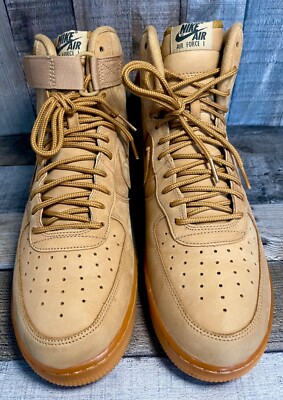 2017 Nike Air Force 1 High Flax (882096-200)Athletic Sneakers Sz M