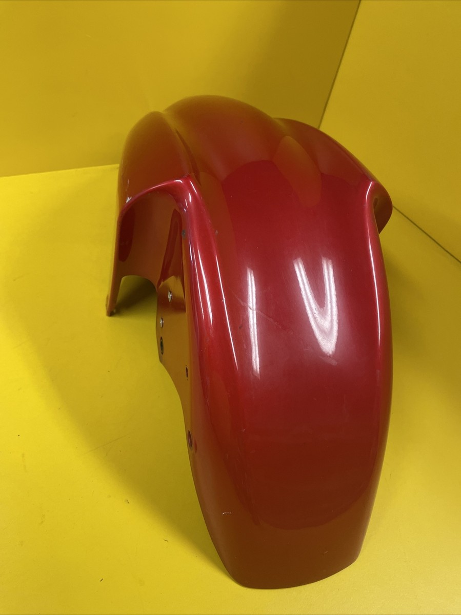 95-99 KAWASAKI ZX6 FRONT FENDER WITH BRACKET 35004-1306 RED