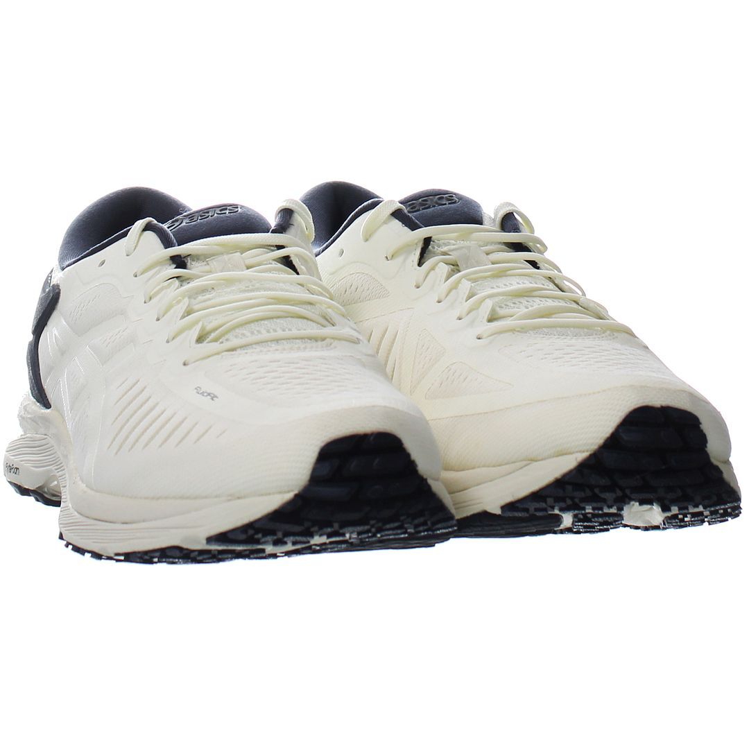 Asics MetaRun Mens Off White Running Trainers UK