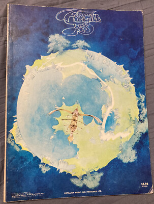 YES FRAGILE SONGBOOK PIANO VOCAL GUITAR SHEET MUSIC BOOK 70 s Band Warner Pub