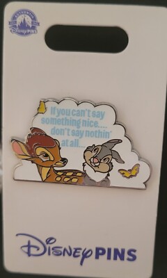 Disney Bambi & Thumper If You Can't Say Something Nice Don't Say