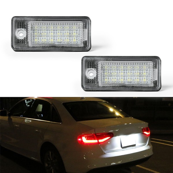 Led Kennzeichenbeleuchtung Passend FüR Audi A4, B6 B7, Limousine, Cabrio, Avant-image