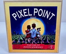 NIB Handmade Petite Journal 100 Pgs. Hard Hand Bound Lined Pgs. 3 in. x 3 in.