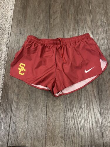 Herren Nike Usc Trojaner Team ausgestellt gefütterte High Split Rennshorts Large