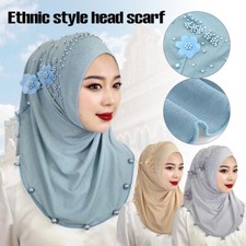 1x Amira One Piece Pull On Turban Hijab Scarf Muslim Head Wrap Shawl Women