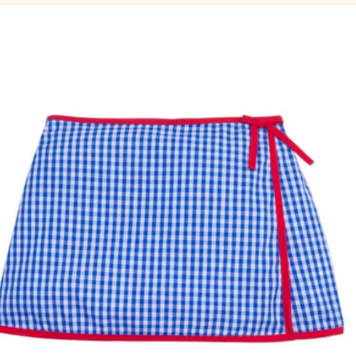 LITTLE ENGLISH 2 Piezas Conjunto Skort a Juego Talla 8 Rojo Blanco Azul - Imagen 4 de 9