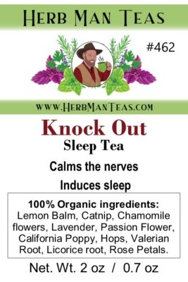 Strong SLEEP TEA #462 for insomnia, over thinking by master herbalist