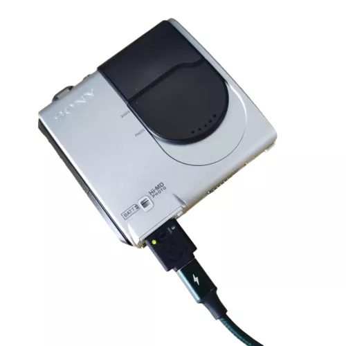 Sony USBC charging and data sync adapter For Sony MD MZ-N10 MZ-NH1 NH3D DH10P - Picture 3 of 4