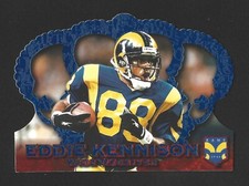 1996 Pacific Crown Royale Blue - #CR-44 Eddie Kennison (RC)