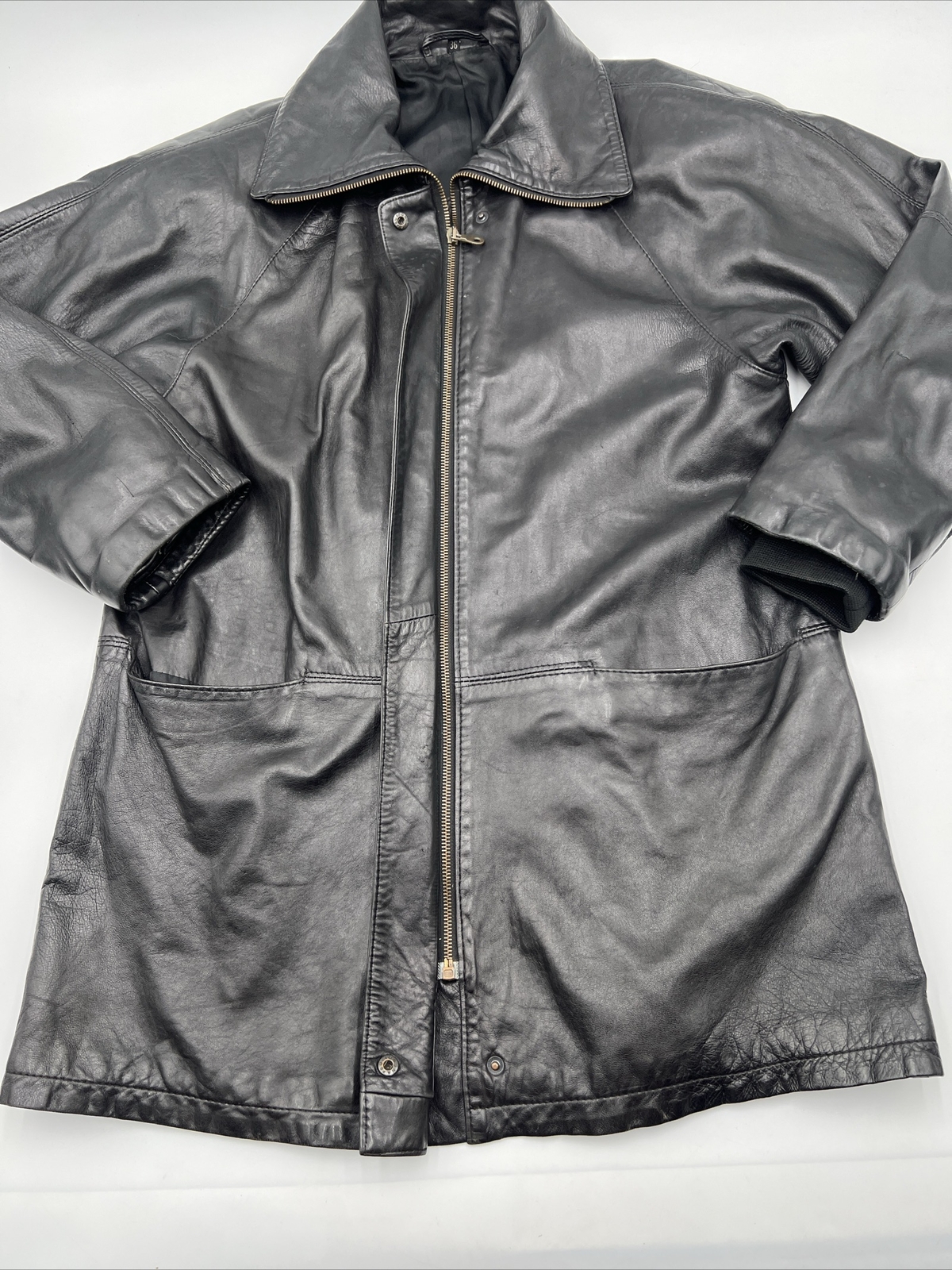 Vintage Hein Gericke Motorcycle Jacket Size 36 Black Echt Leder EU Moto