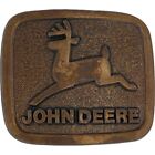John Deere Tractor Agriculture Farming Farm Machinery 1980s Vintage Belt Buckle