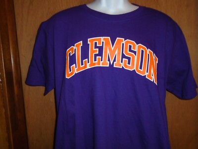 Clemson Tigers Men's Fanatics Purple T Shirt Large NWT
