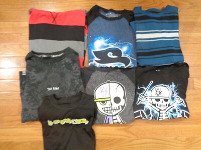 7) Piece Lot of Boy's - Tony Hawk - Long Sleeve - Shirts - Size M
