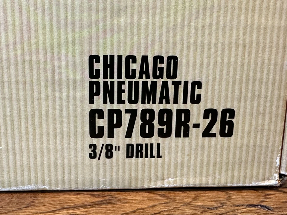 Chicago Pneumatic 3/8 英寸双面空气动力钻 2600 RPM 钥匙扣 CP789R-26 — 第 2/4 张图片