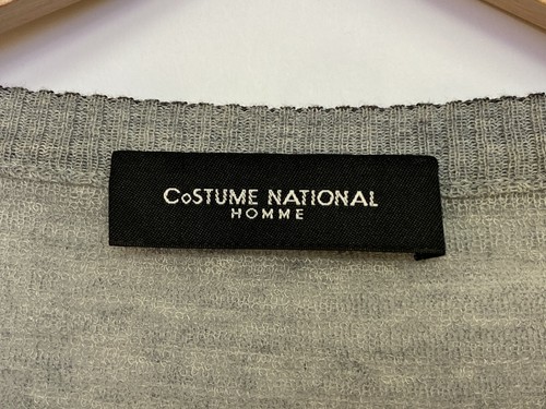 COSTUME NATIONAL HOMME Grey Sweater Lightweight Chris Brown Yard Sale - LARGE - Picture 10 of 12