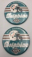 (2)x Miami Dolphins AFC Champions Super Bowl ...
