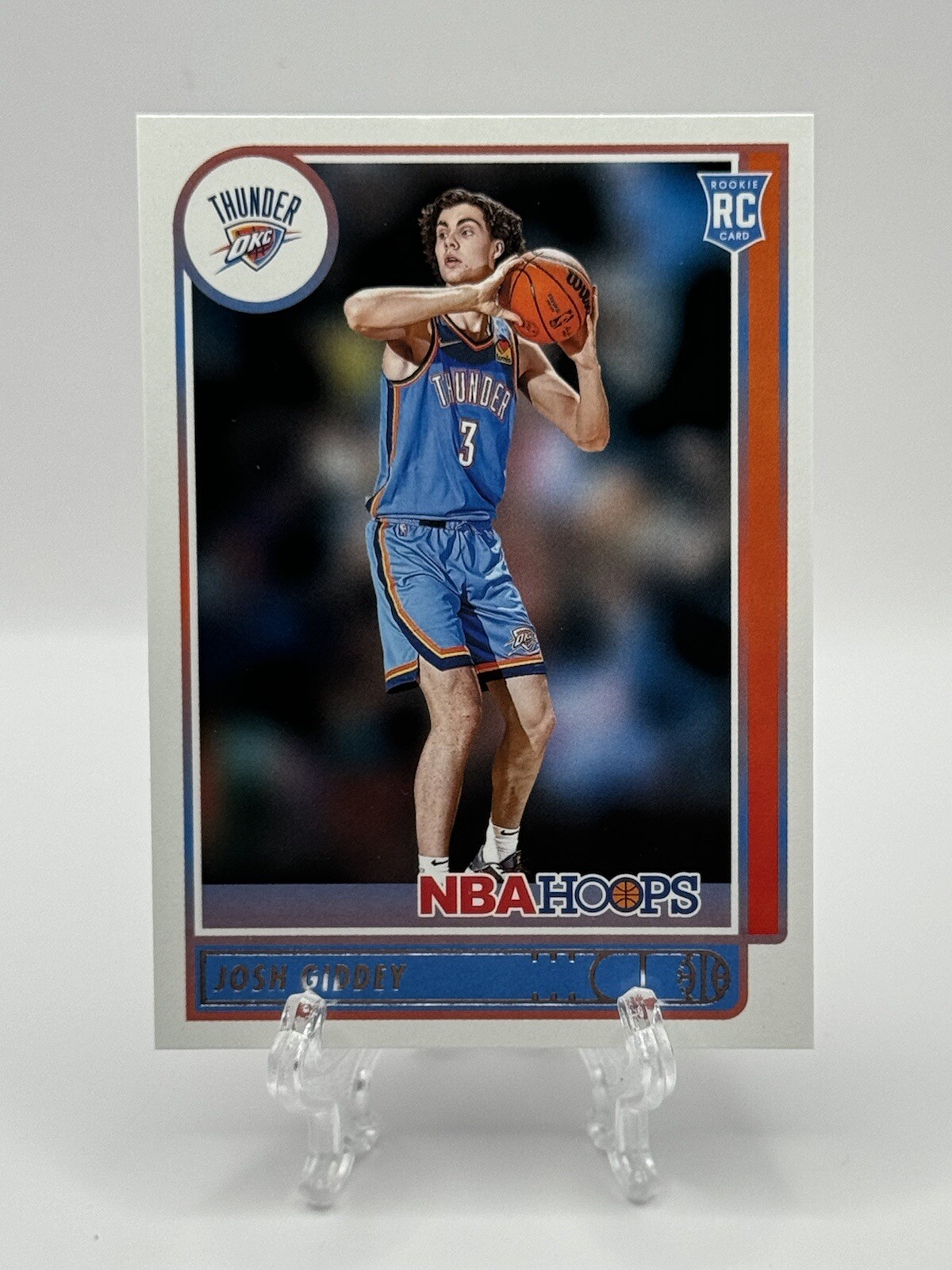 2021-22 Panini NBA Hoops #202 Josh Giddey RC Rookie Thunder