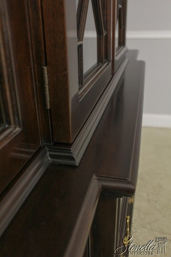 L56699EC: STICKLEY Chippendale Mahogany 4 Door Breakfront - Picture 14 of 19