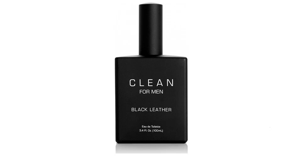 Clean For Men Black Leather by Clean 2 peças conjunto - 3,4 fl oz Eau de Toilette + 2,6 oz desodorante - Imagem 2 de 3