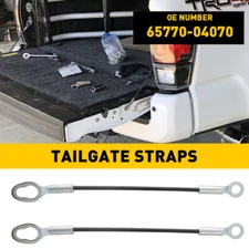 Fits For 2005 - Toyota 2015 Tacoma Tailgate Straps Cables Pair w/ Hardware USA
