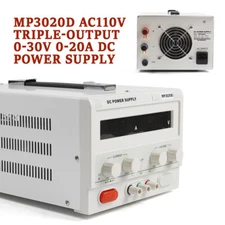 MP3020D 30V 20A DC Power Supply Variable Adjustable High Precision Digital Cord